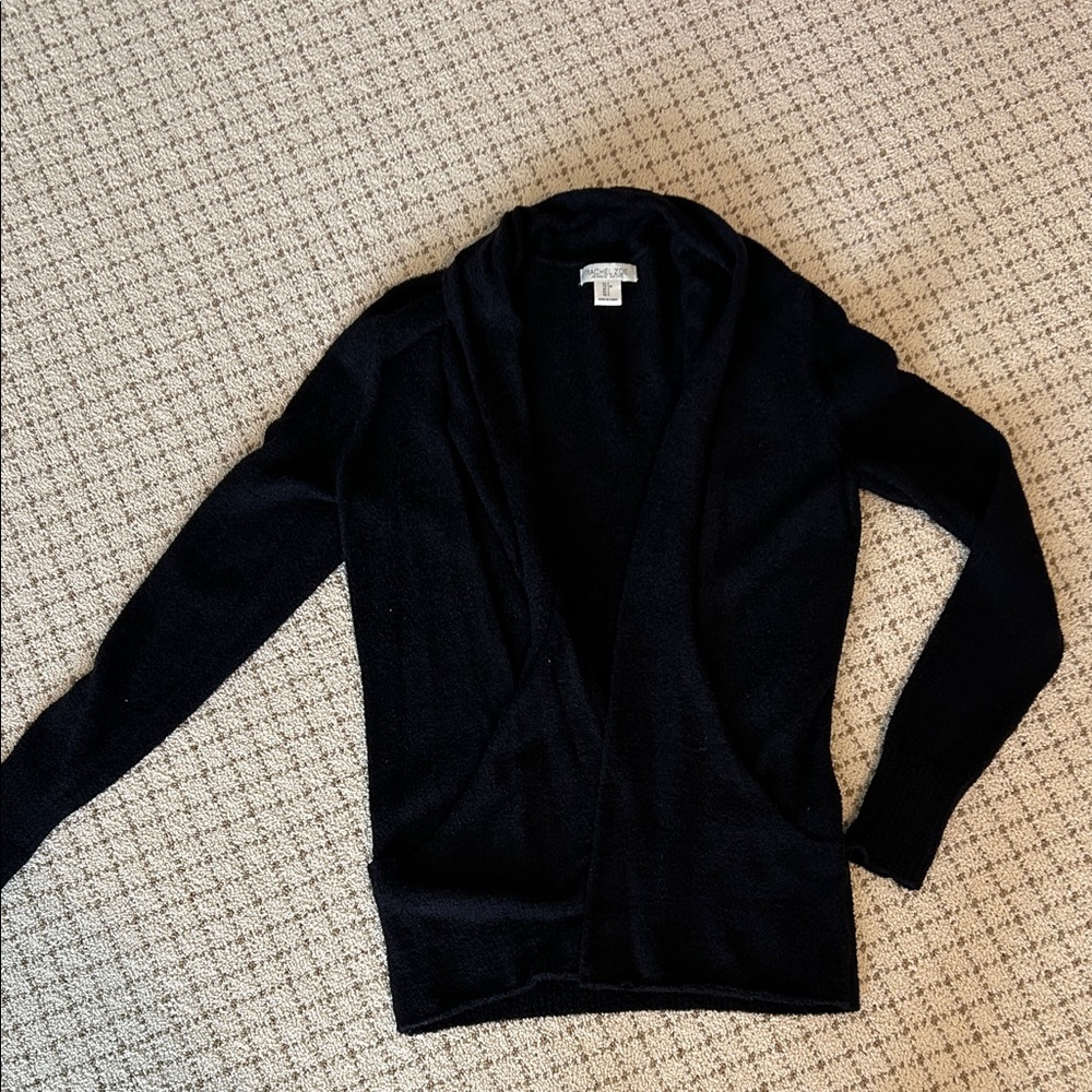 Rachel Zoe Classic Black Cardigan